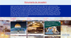 Desktop Screenshot of monumentsdejerusalem.com