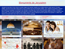 Tablet Screenshot of monumentsdejerusalem.com